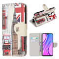Pikkukuva 1 / 2: Wonderland Xiaomi Redmi 9 Läppäkotelo - London Bus Multicolor