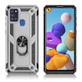 Pikkukuva 1 / 2: Bofink Combat Samsung Galaxy A21s kotelot - Hopea Silver grey