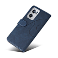 Miniatyrbillede 2 af 2: Tekstureret OnePlus Nord CE 2 5G læderetui med rem - Blå Blue