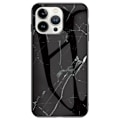 Miniatyrbillede 1 af 2: Marble design iPhone 14 Pro Max cover - Sort Marmor Black