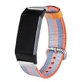 Miniatyrbillede 1 af 2: Fitbit Charge 3 mode urrem erstatning - Orange/Blå Multicolor