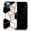 Pikkukuva 1 / 2: Marble iPhone 13 Pro Suojakotelo - Marble Cube In Black And Valkoinen Multicolor