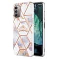Miniatyrbilde 1 av 2: Marmordesign Nokia G11 / Nokia G21 deksel - Krone Multicolor