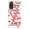 Pikkukuva 1 / 2: Marble Xiaomi Redmi Note 11 Pro 5G Suojakotelo - Rose Colored Triangles Pink