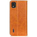 Pikkukuva 2 / 2: Nokia C2 2nd Edition lompakkokotelo, aitoa nahkaa - Ruskea Brown