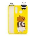Miniatyrbillede 1 af 2: Huawei P30 Lite 3D mønstret etui - Panda og Bjørn Multicolor