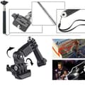 Miniatyrbillede 2 af 2: 10-i-1 tilbehørskit til action kameraer med brystbælte og monopod med timer Multicolor