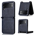 Miniatyrbillede 1 af 2: Bofink Vintage Samsung Galaxy Z Flip3 5G Læder Etui - Blå Blue