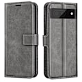 Pikkukuva 1 / 2: Google Pixel 7 Pro nahkainen lompakokkotelo - Harmaa Silver grey