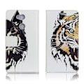Miniatyrbillede 1 af 2: Sony Xperia L2 etui i læder med holder - Tiger Multicolor