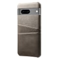Miniatyrbild 4 av 4: Dual Card Fodral Google Pixel 7a - Grå Silvergrå