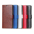 Miniatyrbillede 2 af 2: Sony Xperia L2 etui i saddellæder med kortholder - Sort Black