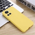 Miniatyrbillede 2 af 2: Matte Liquid OnePlus 10R / OnePlus Ace silikone cover - Gul Yellow