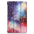 Miniatyrbild 2 av 2: Lenovo Tab M8 (3:e generationen) läderfodral med trefaldigt mönster - Nebulosa multifärg