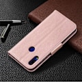 Miniatyrbild 2 av 2: Butterfly läder Xiaomi Redmi Note 7 / Xiaomi Redmi Note 7S / Xiaomi Redmi Note 7 Pro fodral - Rosa Rosa