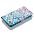 Miniatyrbillede 2 af 2: iPhone Xs Max mønstret læder flip cover - Frisk Blomst Multicolor