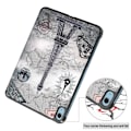 Pikkukuva 5 / 6: iPad 10.9 (2022) kolmiosainen nahkakotelo - Torni Silver grey