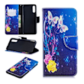 Pikkukuva 1 / 2: Samsung Galaxy A70 kuviollinen nahkakotelo - Ruusut Ja Perhoset Multicolor