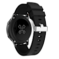 Miniatyrbillede 2 af 2: Samsung Galaxy Watch Active 20mm silikoneurrem - sort Black