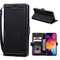Miniatyrbillede 1 af 2: Surburbian Samsung Galaxy A70 flip etui - Sort Black