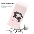 Pikkukuva 2 / 2: Samsung Galaxy A50 kuviollinen  nahkainen suojakotelo - Panda ja Sydämet Multicolor
