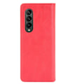 Pikkukuva 2 / 2: Bofink Vintage Samsung Galaxy Z Fold4 Nahkakotelo - Punainen Red