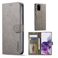 Pikkukuva 1 / 2: LC.IMEEKE Samsung Galaxy S20 Flip kotelot - Harmaa Silver grey