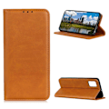 Pikkukuva 1 / 2: Lompakko-style Aitoa Nahkaa Läppäkotelo For Samsung Galaxy S20 FE 5G / 20 Fe - Ruskea Brown