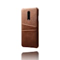 Miniatyrbillede 2 af 2: OnePlus 7 Pro dobbelt kortholder læder etui - Brun Brown