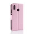 Pikkukuva 2 / 2: Huawei P20 Lite litsitekstuurinen suojakotelo - Vaaleanpunainen Pink
