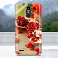 Miniatyrbillede 2 af 2: LG K10 2017 softlyfit præget TPU-etui - Rødt Granatæble Red