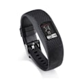 Miniatyrbillede 1 af 2: Garmin Vivofit 4 lozenge tekstur TPU silikone urrem - Sort Black