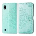 Miniatyrbild 1 av 2: Mandala läder Samsung Galaxy A10 fodral - Grön Grön