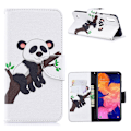 Miniatyrbillede 1 af 2: Wonderland Samsung Galaxy A10 etui - Panda Klatrer et Træ Multicolor