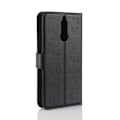 Miniatyrbillede 2 af 2: Huawei Mate 10 Lite Litchi skind etui - Sort Black