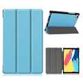 Miniatyrbillede 1 af 2: Lenovo Tab M8 cool tri-fold læder flip case - Babyblå Blue