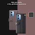 Pikkukuva 2 / 6: Aito nahkakotelo luottokorttipaikoilla Xiaomi Redmi Note 12 - Ruskea Brown