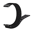 Miniatyrbillede 2 af 2: Garmin Forerunner 245 nylonurrem med velcro - helt sort Black