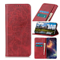 Miniatyrbillede 2 af 2: Flip Etui med Pung i Ægte Læder til Motorola Moto G41 / G31 - Rød Red