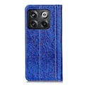 Miniatyrbillede 2 af 2: OnePlus Ace Pro / OnePlus 10T ægte læderetui med magnetisk lukning - Blå Blue