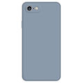 Miniatyrbillede 1 af 2: Skråt gummicover mod fald til iPhone SE (2022) / SE 2020 / 8 / 7 - Gråblå Blue