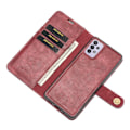 Miniatyrbillede 2 af 2: DG.MING Samsung Galaxy A32 5G 2-i-1 etui med pung - Rød Red