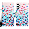 Miniatyrbillede 1 af 2: Wonderland Samsung Galaxy A04s / A13 5g / A13 4g Flip Etui - Love Hjerte Multicolor
