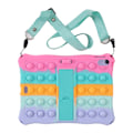 Miniatyrbillede 1 af 2: Beskyttende tablet etui iPad 10.9 (2022), Fidget sensorisk silikone boble angst stress reliever legetøj skridsikker tekstur tablet cover med fold kick Multicolor