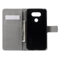 Miniatyrbillede 2 af 2: Hagerup læder-etui til LG G5 med kortholder og holder - Sovende ugle Multicolor