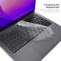 Miniatyrbillede 3 af 6: HAT PRINCE MacBook Pro 16 M1 / M1 Max (A2485, 2021) cover til bærbar computer og tastatur med antistøvpropper - Grå Silver grey