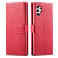 Miniatyrbillede 1 af 2: LC.IMEEKE Samsung Galaxy A13 4G flip etui - Rød Red