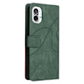 Miniatyrbillede 2 af 2: Tekstureret Nothing Phone (1) læderetui med rem - Grøn Green