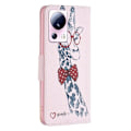 Pikkukuva 2 / 2: Wonderland Xiaomi 13 Lite / Civi 2 Läppäkotelo - Giraffe Pink