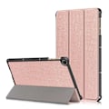 Pikkukuva 1 / 2: Kolminkertainen nahkainen jalusta kotelo Huawei MatePad T10 - Ruusukulta Pink